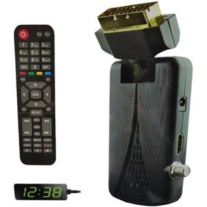 ROSE EWEL EC-21 DİSPLAY GÖZ HEM FULL HD HEM SCART UYDU 2IN1 UYDU ALICISI