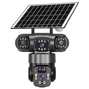 O-KAM-6060 3MP 3,6MM 4G SİM KARTLI GECE GÖRÜŞLÜ SOLAR GÜNEŞ ENERJİLİ PTZ KAMERA