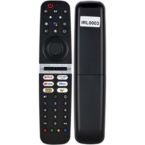 LCD KUMANDA ARÇELİK BEKO GRUNDİG SESSİZ IRL0003 NETFLİX PRİME VİDEO YOUTUBE DİSNEY+ EXXEN TV+ SX0077-D