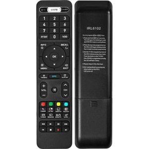 LCD KUMANDA IRL6102 SUNGATE HİREMCO IP TV ÜNİVERSAL AKILLI TV
