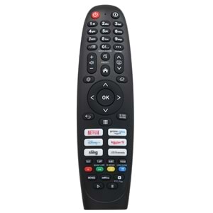 LCD KUMANDA LG RML1888 KK9904 NETFLİX PRİME VİDEO RAKUTEN TV SLİNG LG CHANNELS