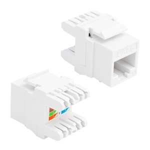 RJ45 CAT6 ŞASE 180 DERECE KEYSTONE JAK 15X17X29MM