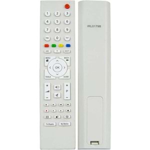 LCD KUMANDA IRL0179B ARÇELİK BEKO LCD CEC TV/RADİO MYMEDİA TUŞLU
