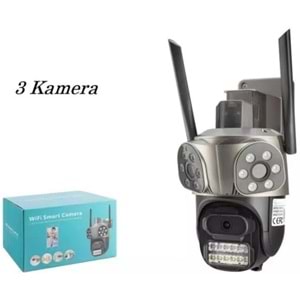 X5TECH RX-35AI 3 KEMARALI 3MP WİFİ PTZ 18 LED İLE RENKLİ GECE GÖRÜŞLÜ SPEED DOME KAMERA