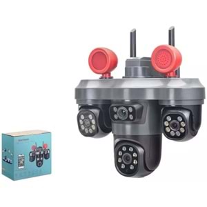 X5TECH RX-55W 3 KAMERALI 3 MP HAREKETLİ WİFİ SMART KAMERA