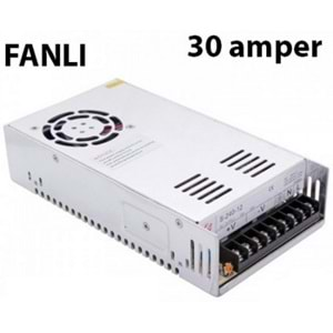 12V 30A FANLI METAL ROSE KALIN ADAPTÖR OPS-360-12