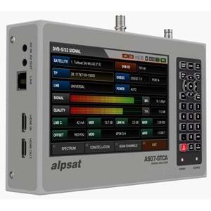 ALPSAT AS07-STCA 4K SATFİNDER 7 UYDU AYAR CİHAZI