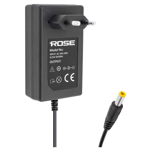 5V 2AMPER İNCE UÇLU PLASTİK KASA PRİZ TİPİ ADAPTÖR RA-520
