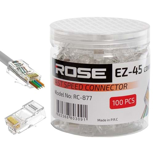 ROSE EZ-RJ45 JAK KUTULU (100 LÜ) RC-877