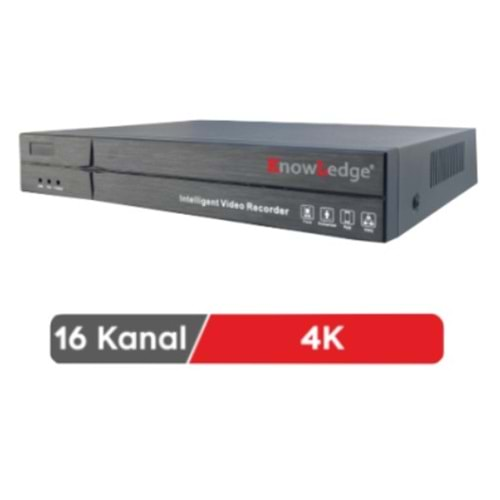 KNOWLEDGE KL-IVR4K16-1SC 16 KANAL NVR KAYIT CİHAZI