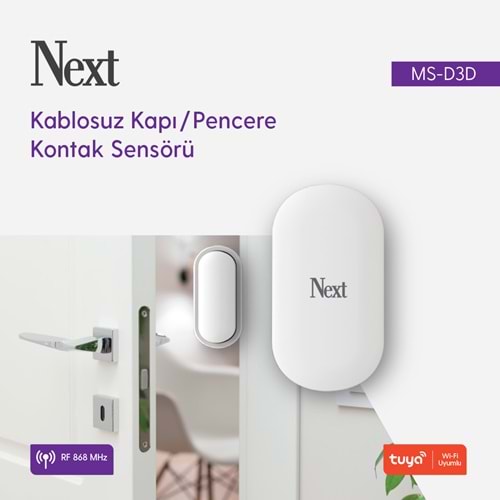 NEXT MS-D3D KABLOSUZ ALARM - KAPI / PENCERE SENSÖRÜ