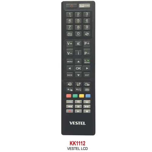 LCD KUMANDA VESTEL DÜZ BML557 LCD557 KK1112 MFL1112