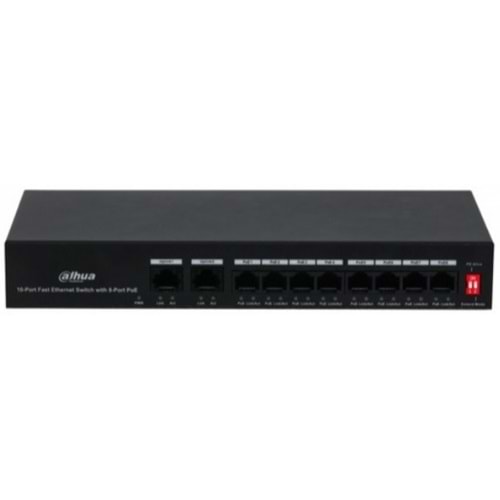 DAHUA PFS3010-8ET-65 8 PORT POE SWİTCH