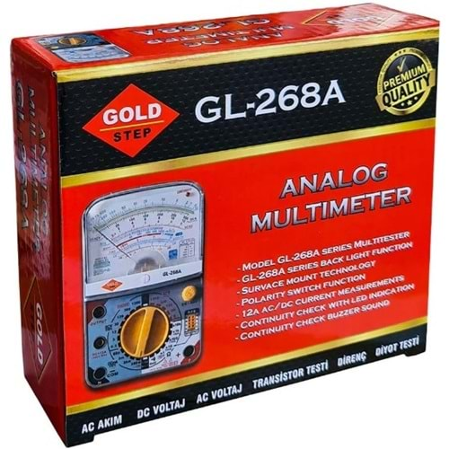 GOLDSTEP GL-268A ANALOG ÖLÇÜ ALETİ