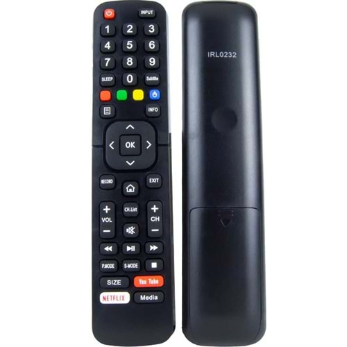 LCD KUMANDA STRONG 32RS2000-43RS4000-50RS8000 55RS8000 SMART NETFLİX YOUTUBE TUŞLU IRL0232
