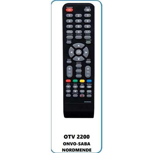 LCD KUMANDA OTV2200 ONVO SABA NORDMENDE KUMANDA