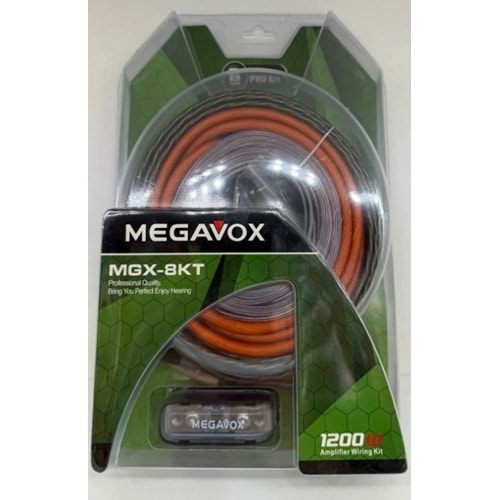 MEGAVOX MGX-8KT ANFİ SET KABLO