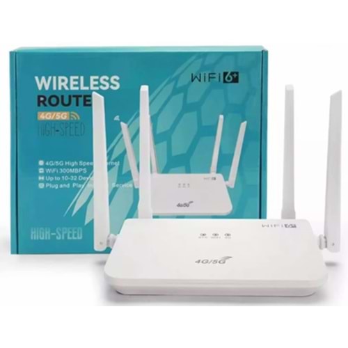 ANADOLU PARS 300MBPS WİFİ 6+ SİM KARTLI TAK ÇALIŞTIR 4G 5G ROUTER MODEM