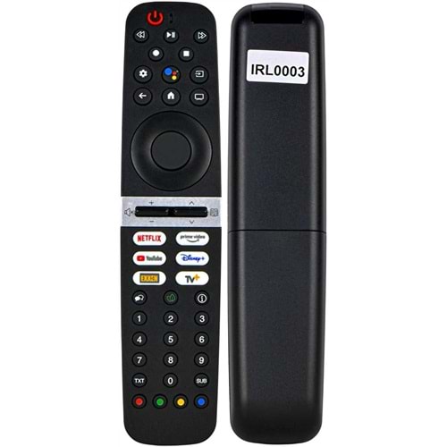 LCD KUMANDA ARÇELİK BEKO GRUNDİG SESSİZ IRL0003 NETFLİX PRİME VİDEO YOUTUBE DİSNEY+ EXXEN TV+ SX0077-D