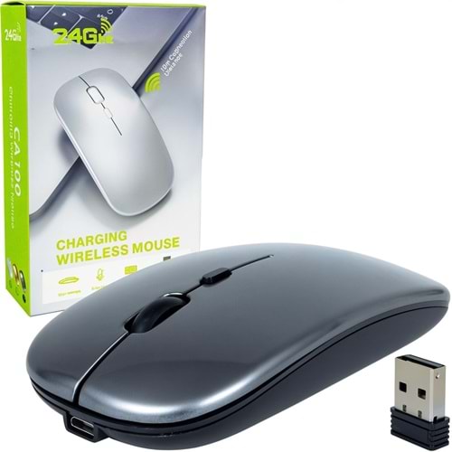 2.4GHZ BLUETOOTHLU ŞARJLI KABLOSUZ MOUSE IRM-004 CA100