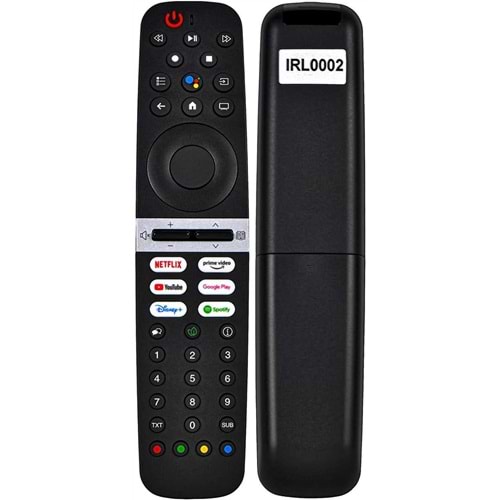 LCD KUMANDA ARÇELİK BEKO GRUNDİG SESSİZ IRL0002 NETFLİX PRİME VİDEO YOUTUBE GOOGLE PLAY DİSNEY+ SPOTİFY