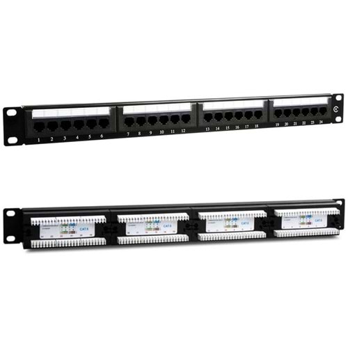 24 PORT UTP CAT6 PATCH PANEL