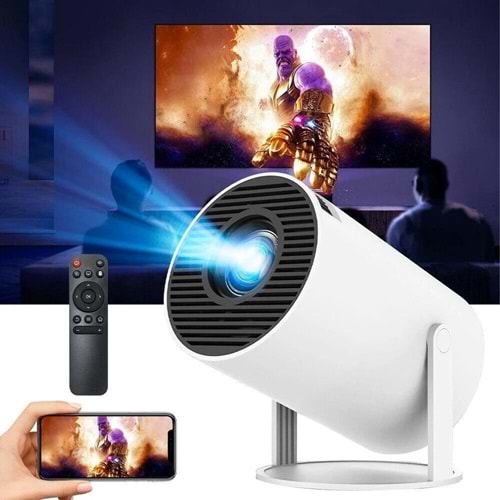 ROSE RP-720 4K WİFİ6 BLUETOOTH 5.0 TAŞINABİLİR PROJEKSİYON