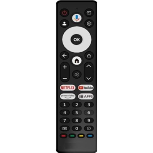LCD KUMANDA SX0023-IR ARÇELİK BEKO GRUNDİG GOOGLE TV KUMANDA ND1187R-7IR