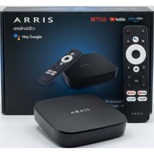ARRİS VİP-7100 4K GOOGLE LİSANSLI 2GB RAM 8GB HAFIZA SES KOMUTLU ANDROID BOX