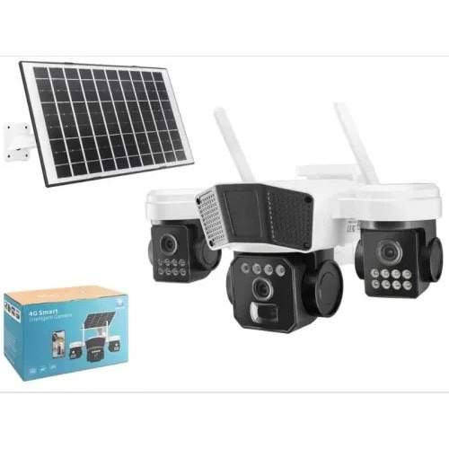 X5TECH RX-95GS 3MP+3MP+3MP 3 KAMERALI 4G SOLAR KAMERA