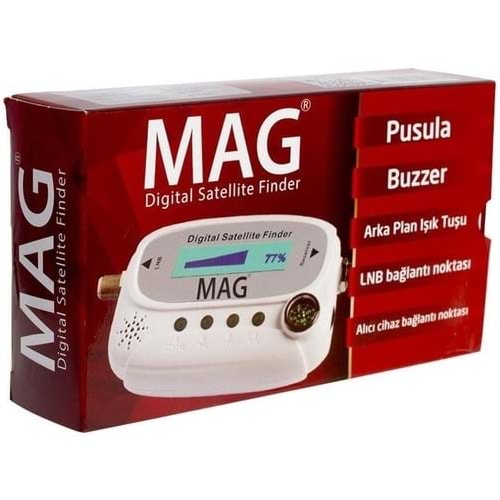 MAG MG-6300 LCD EKRANLI DİJİTAL UYDU BULUCU
