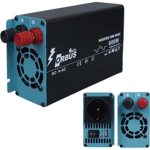 ORBUS MSE600W 12VOLT 600WATT İNVERTER