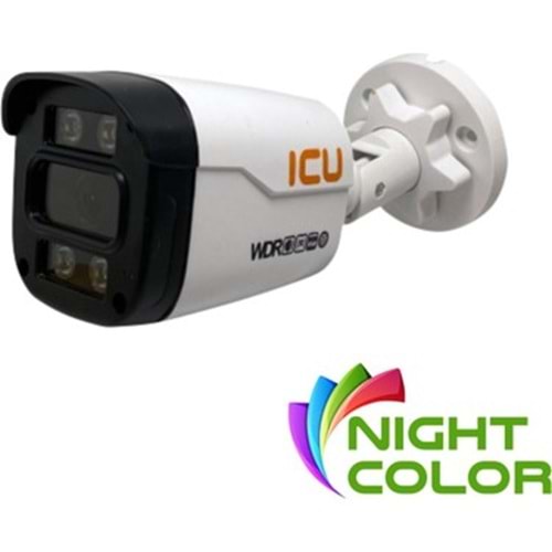 ICU IC-6504W4 2MP 2.8MM DS SESLİ AHD BULLET WARM LED KAMERA