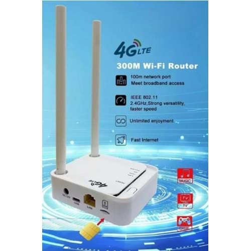 SCT-MİNİ4G 6LTE 4G WİRELESS SİM KARTLI ROUTER MODEM