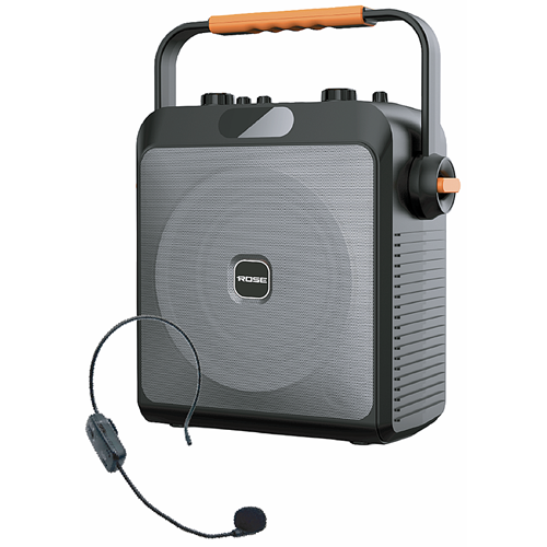ROSE HP-503-K KABLOSUZ KAFA MİKROFONLU TAŞINABİLİR SES SİSTEMİ