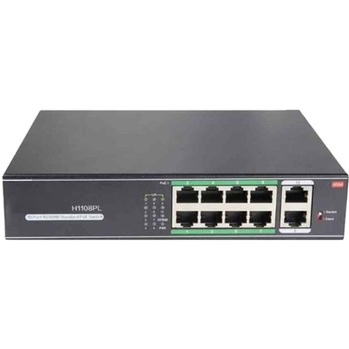 HİKVİSİON PG-H1108PLS 8+2 10/100 MEGABİT POE SWİTCH