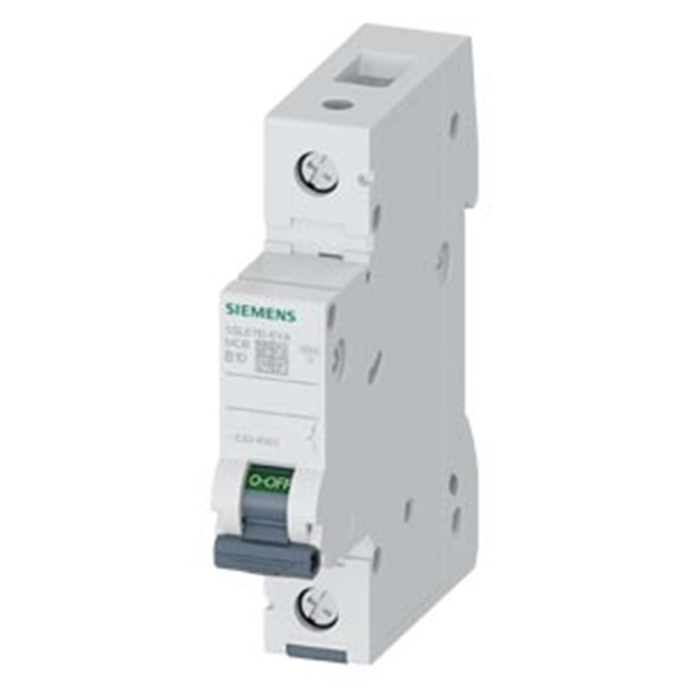 SİEMENS 5SL6110-6YA B10 10A 1P 230/400V 6KA TEKLİ SİGORTA