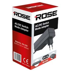 12V 2A PLASTİK ADAPTÖR (HD UYDULARA) RA-1220