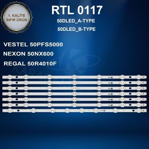 BM-236 (6X7LED/A 46,4CM - 1X8LED/B 46,4CM) VESTEL 50