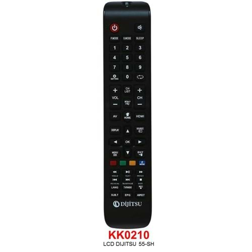 LCD KUMANDA DİJİTSU 55-SH KK0210 LCD596 RML625 IRL0217