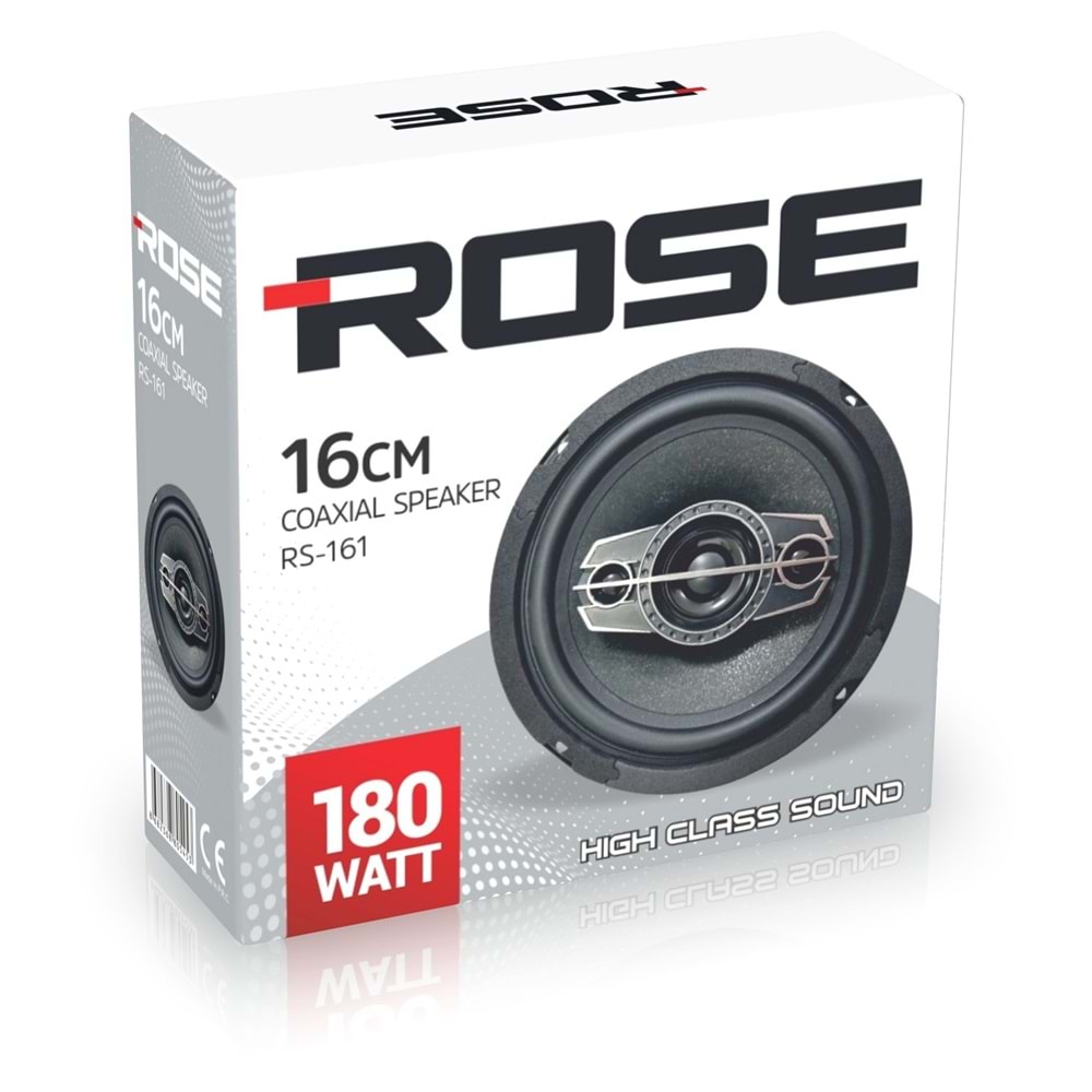 ROSE RS-161 16CM TWEETERLİ 180 WATT TEK HOPARLÖR