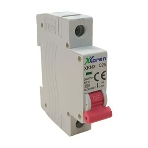 XKOREN XKN6 C TİPİ 6KA 20A TEKLİ OTOMATİK SİGORTA