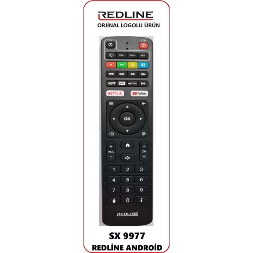LCD KUMANDA REDLİNE ANDROİD KUMANDA SX9977