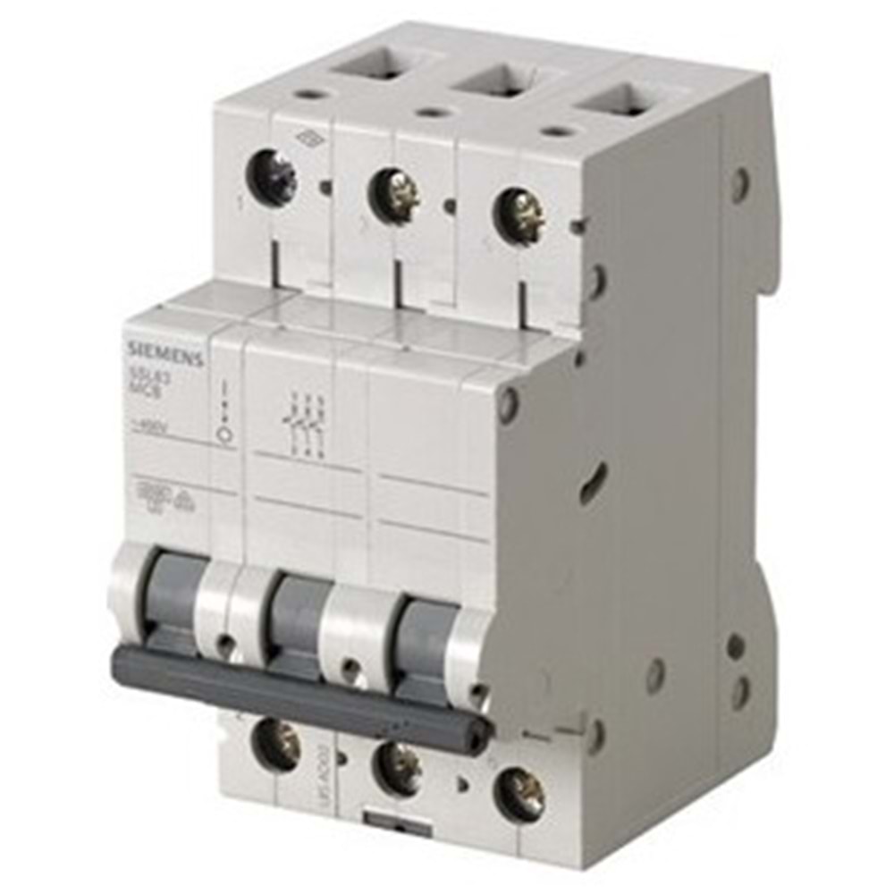 SİEMENS 5SL6332-7YA C32 32A 3P 230/400V 6KA TRİFAZE 3 FAZLI OTOMATİK C TİPİ KLASİK SİGORTA