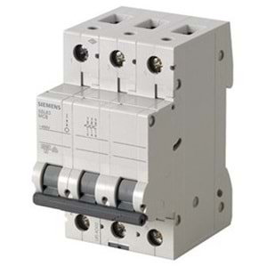 SİEMENS 5SL6332-7YA C32 32A 3P 230/400V 6KA TRİFAZE 3 FAZLI OTOMATİK C TİPİ KLASİK SİGORTA